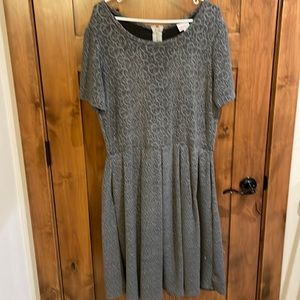 Swing dress dark gray